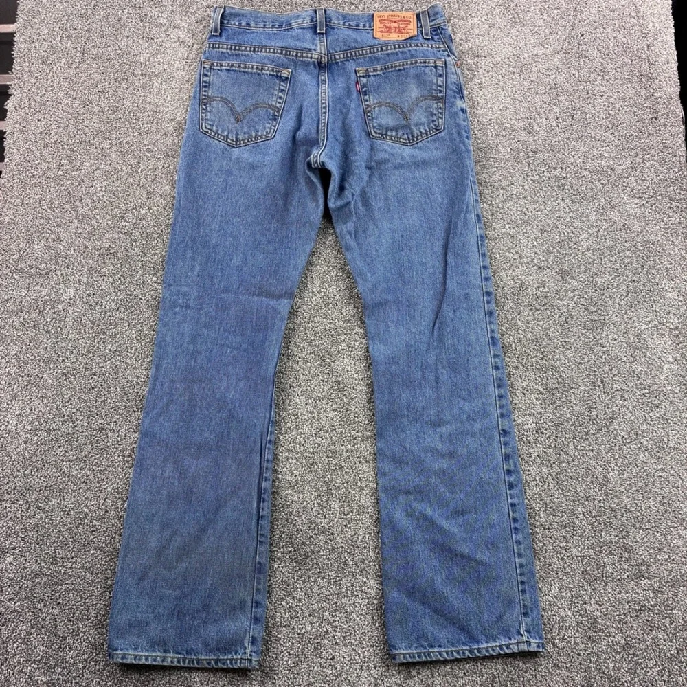 Vintage Y2K Levi's 517 Jeans Mens 34x34 Blue Denim Bootcut Faded Light Wash